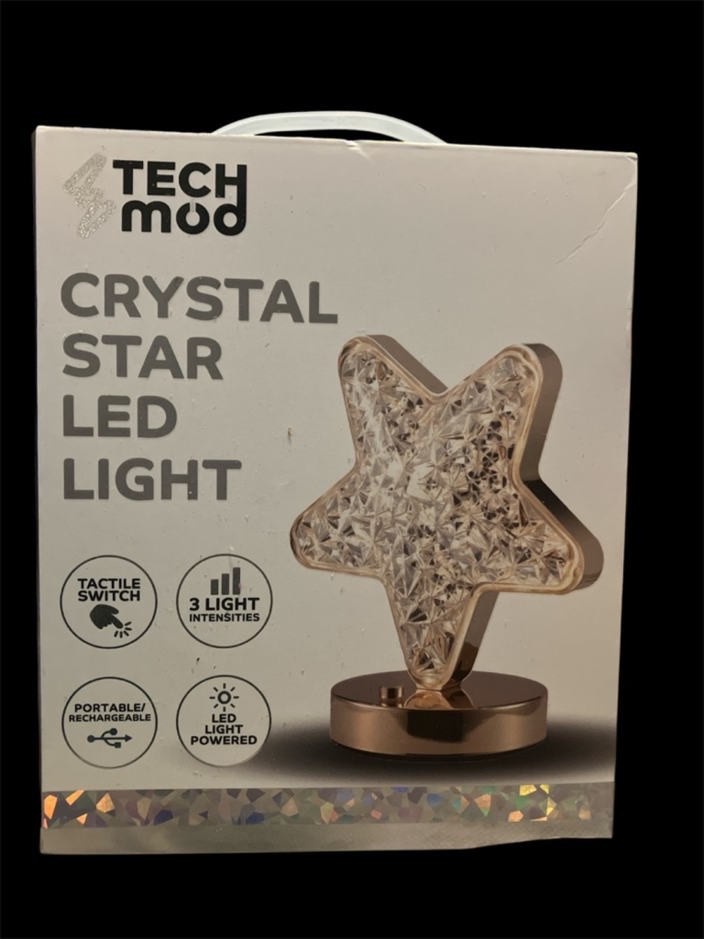 Gleaming Star Accent Light in Gold and Clear - Picture 2 of 2